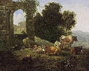 Willem Romeijn, Italianate Landscape